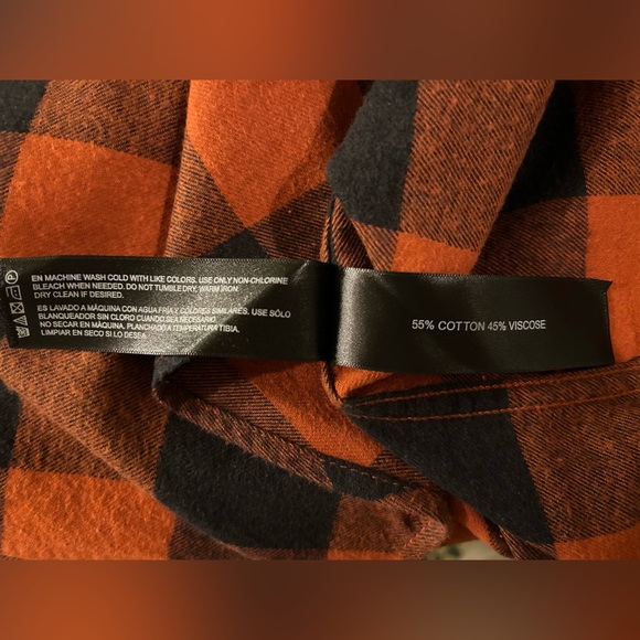 Cactus Man Ricky Singh Red Plaid Flannel Hoodie - Size S - Picture 7 of 9